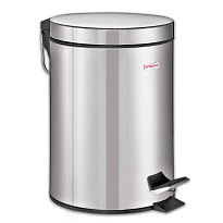 Ведро-контейнер для мусора (урна) с педалью LAIMA Classic, 12 л, зеркальное, нержавеющая сталь, со съемным внутренним ведром в Миассе Ведро-контейнер для мусора (урна) с педалью LAIMA Classic, 12 л, зеркальное, нержавеющая сталь, со съемным внутренним ведром в Миассе