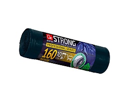 Мешки для мусора 160 л, двухслойные, синие, в рулоне 10 шт., ПВД, 30 мкм, 1100х800 мм, GRIFON SUPER POWER , 101-092 в Миассе