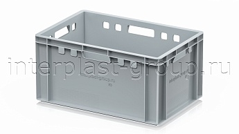 Ящик для мяса и колбасных изделий Е-3 серый в Миассе Ящик для мяса и колбасных изделий Е-3 серый в Миассе