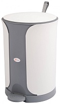 Контейнер для мусора Sтилъ с педалью 11 л серый 11 серый в Миассе Контейнер для мусора Sтилъ с педалью 11 л серый 11 серый в Миассе