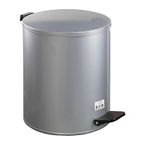 Ведро для мусора с педалью, усиленное, Титан, 15 л, серое, оцинкованная сталь в Миассе Ведро для мусора с педалью, усиленное, Титан, 15 л, серое, оцинкованная сталь в Миассе