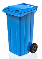 Мусорный контейнер 120 л голубой в Миассе