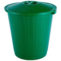 Мусорный бак с крышкой 50 л зеленый 50 зеленый в Миассе Мусорный бак с крышкой 50 л зеленый 50 зеленый в Миассе
